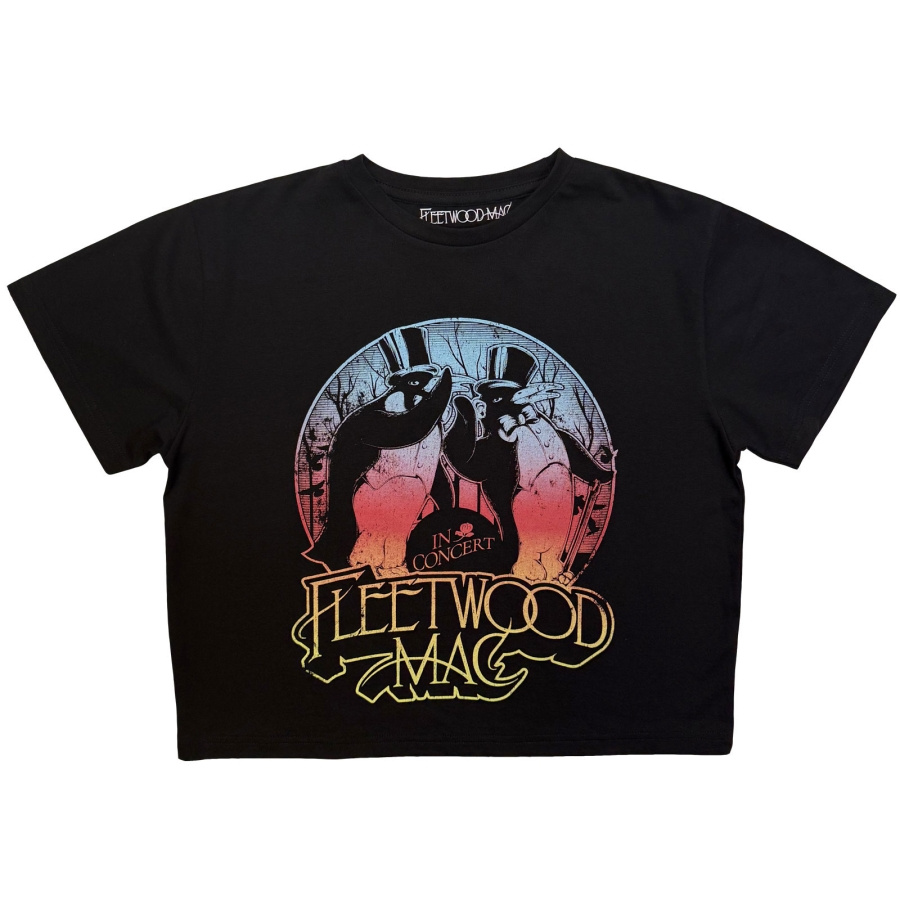 Fleetwood Mac - Gradient Penguins Lady Bl Crop Top