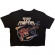 Foo Fighters - Ray Gun Lady Bl Crop Top Foo Fighters - Ray Gun Lady Bl Crop Top