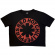 Red Hot Chili Peppers - Asterisk Circle Lady Bl Crop Top Red Hot Chili Peppers - Asterisk Circle Lady Bl Crop Top