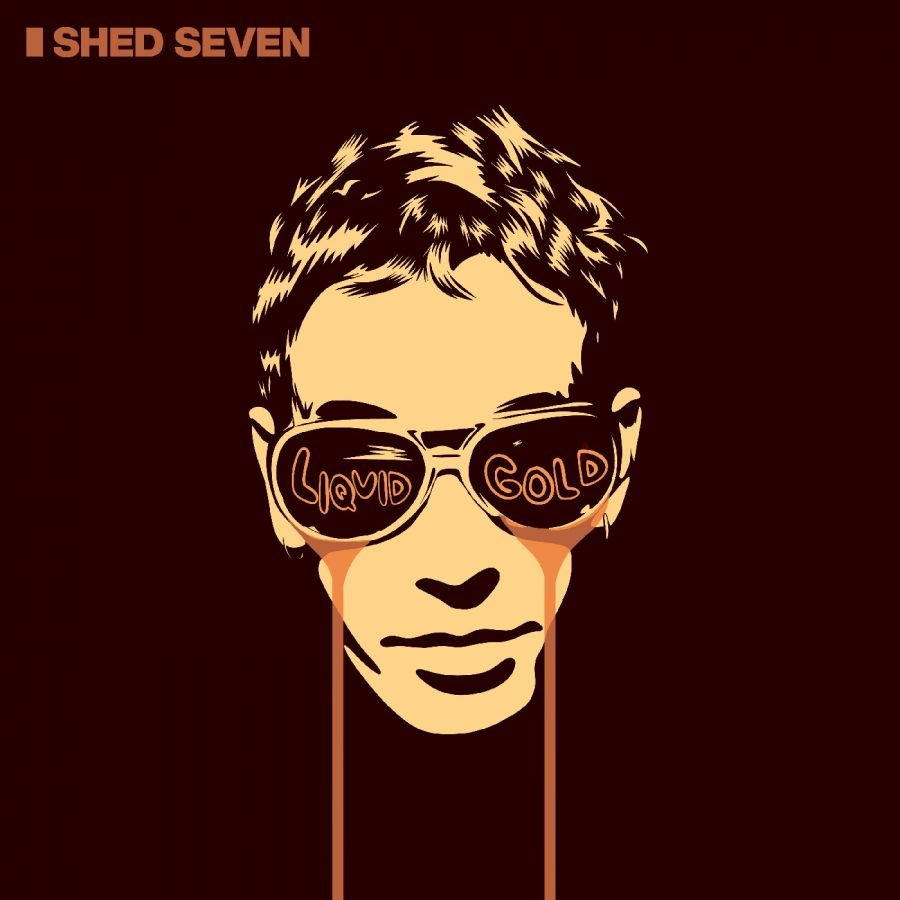 Shed Seven - Liquid Gold (Red/Black Marble Vinyl