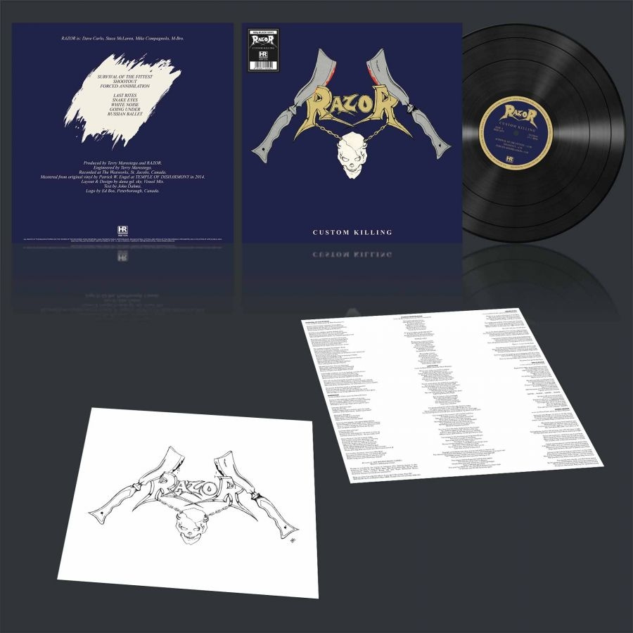Razor - Custom Killing (Black Vinyl Lp)
