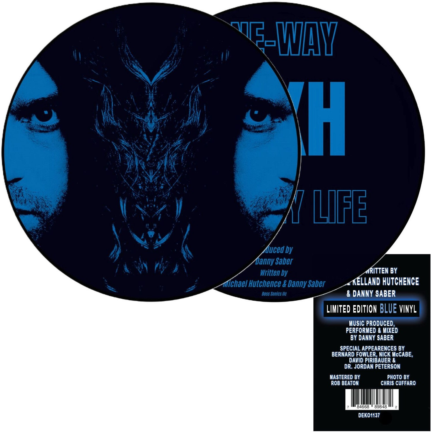 Michael Hutchence - One Way / Save My Life (Blue Vinyl)