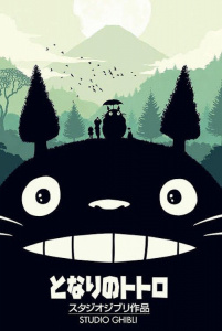 Movie Poster - My Neighbor Totoro - Shadow 91,5 X 61 Cm