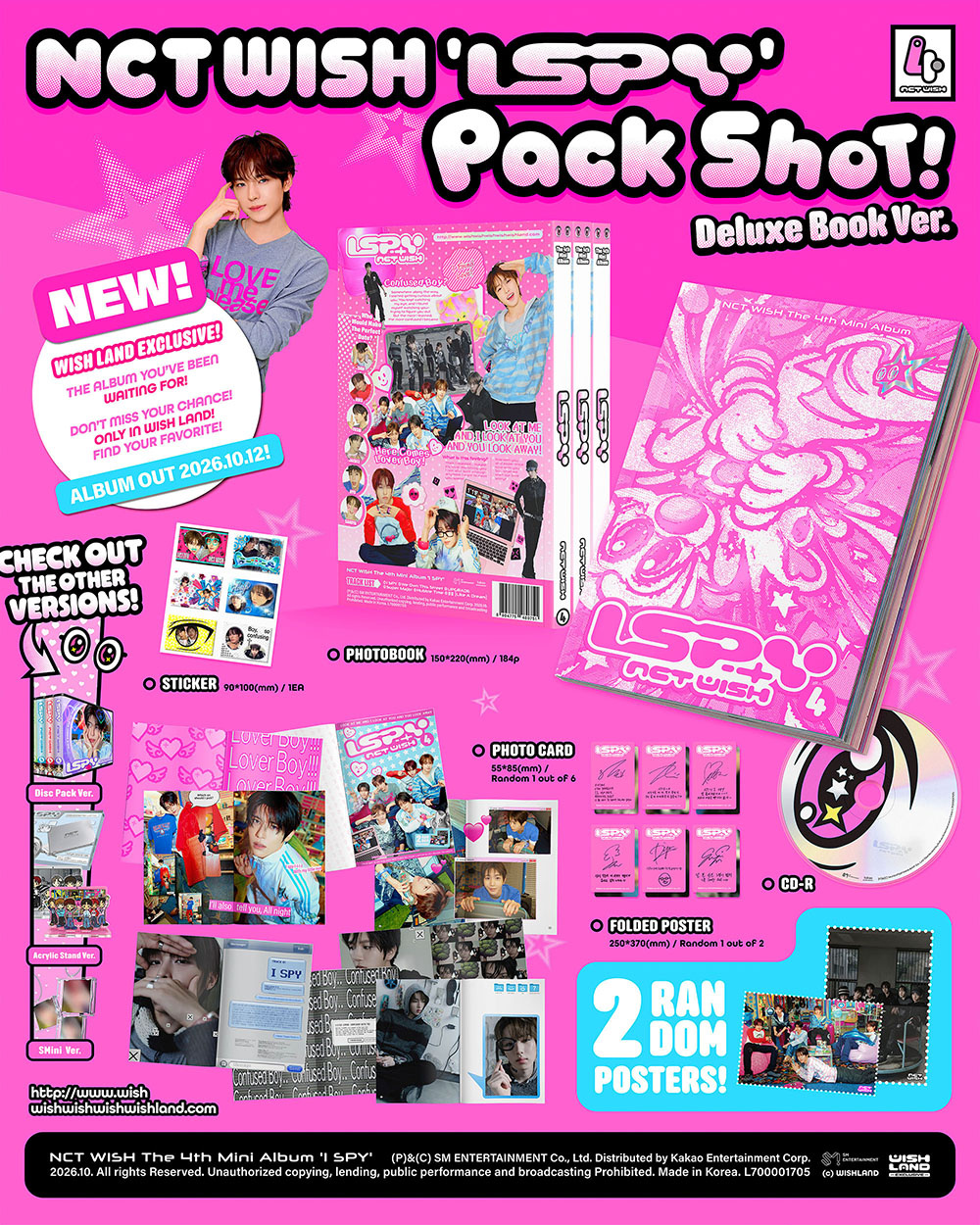NCT WISH - I Spy (Deluxe Book Ver.)