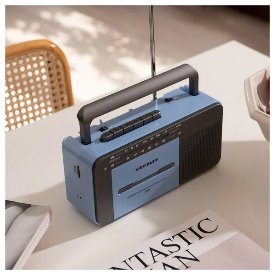 Kassettspelare - Ct102 Cassette Player (Blue/Grey)  (Uk Adapter)