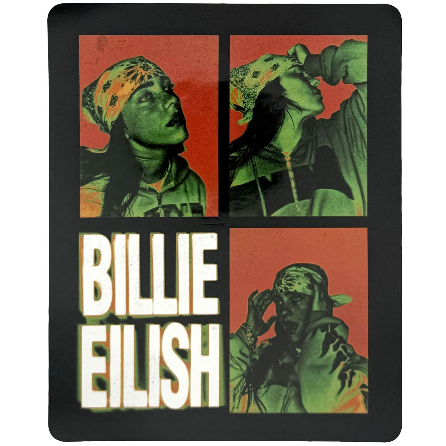 Billie Eilish - 3 Photo Logo Sticker