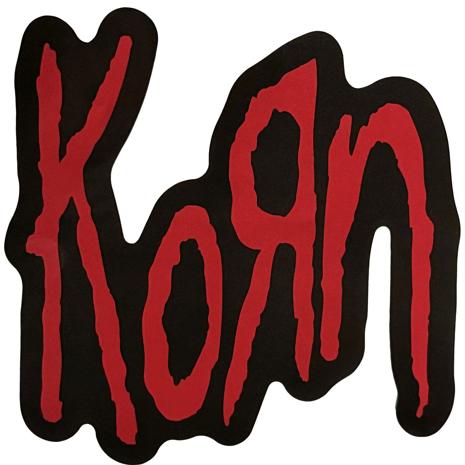 Korn - Red Logo Sticker