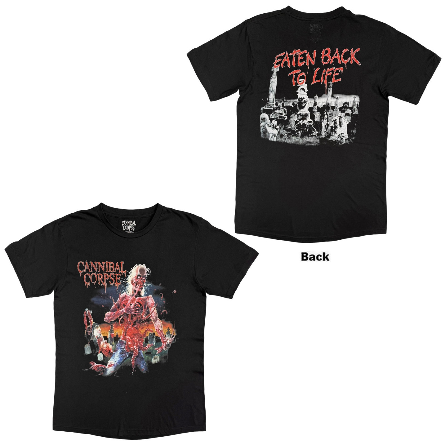 Cannibal Corpse - Eaten Back To Life Uni Bl T-Shirt