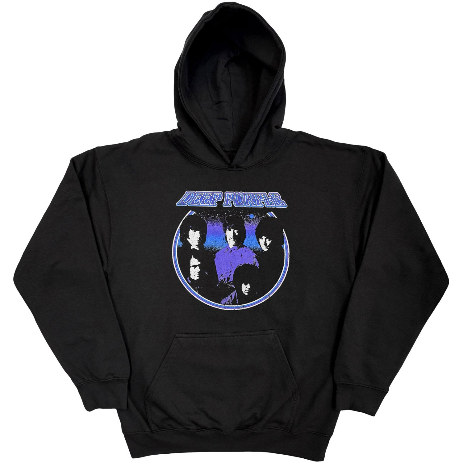 Deep Purple - Band Circle Photo Uni Bl Hoodie
