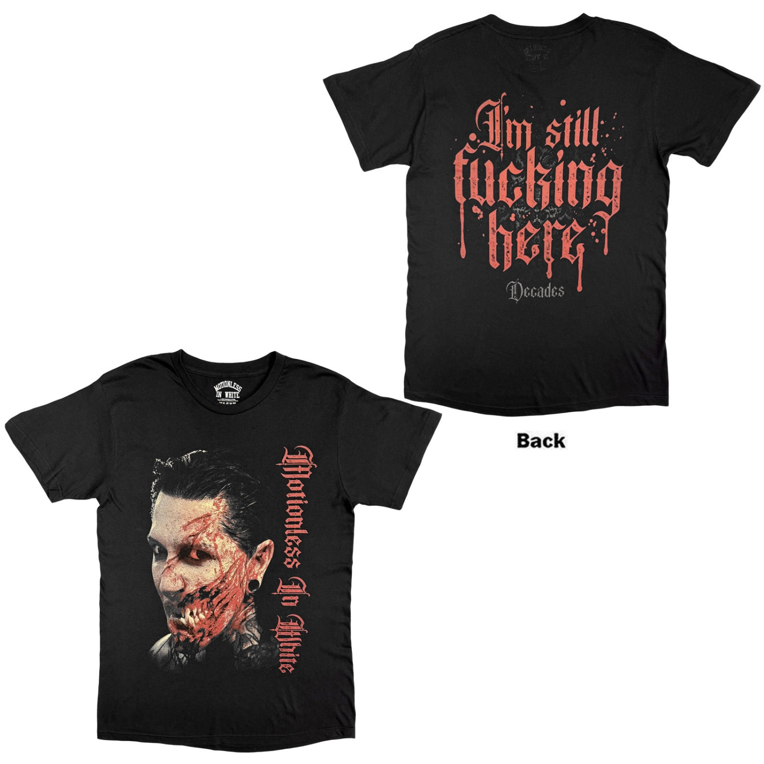 Motionless In White - Decades Uni Bl T-Shirt