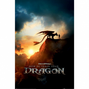 How To Train Your Dragon - Movie Poster) Maxi Poster  91,5 X 61 Cm