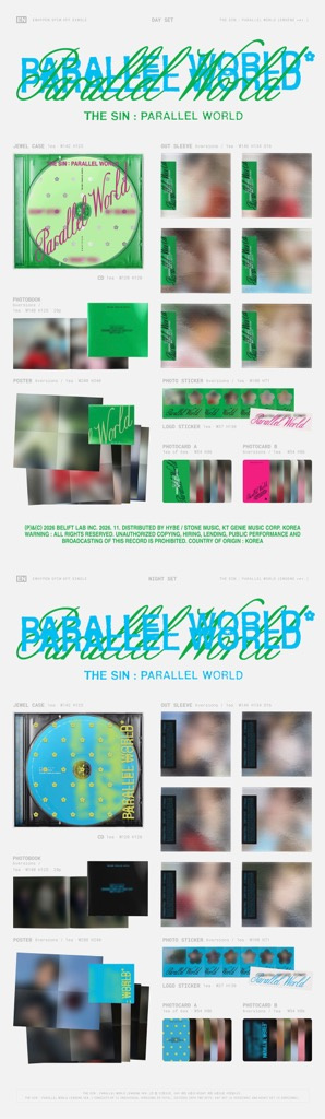 Enhypen - The Sin : Parallel World (Engene Ver.) (Random Ver.)