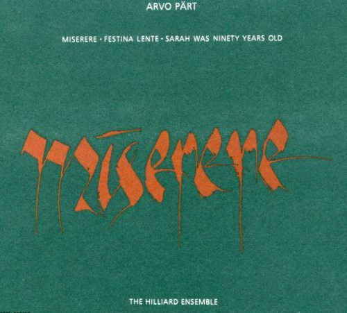 Pärt Arvo - Miserere