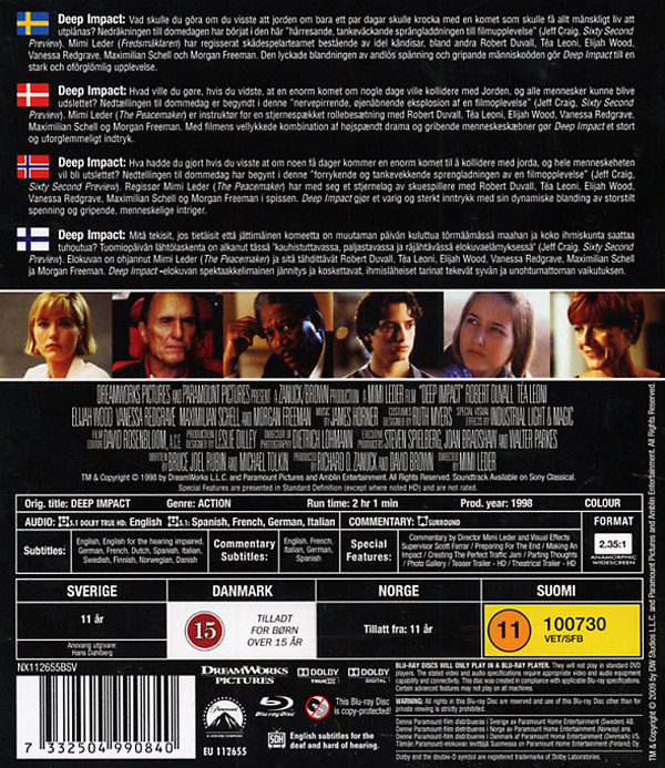 Movie - Deep Impact Bd